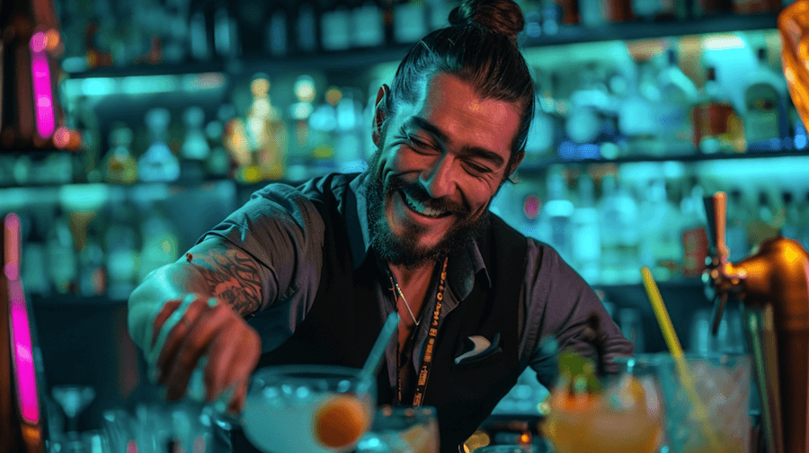 barman cocktail